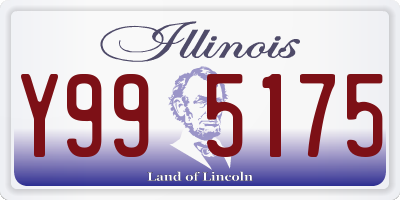IL license plate Y995175