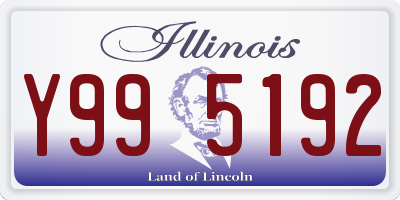 IL license plate Y995192