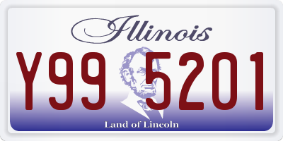 IL license plate Y995201