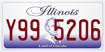 IL license plate Y995206