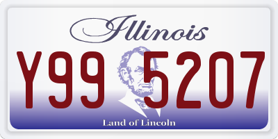 IL license plate Y995207