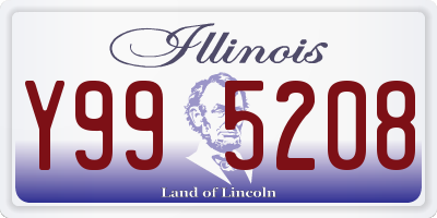IL license plate Y995208