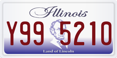 IL license plate Y995210