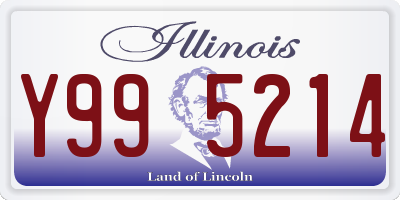 IL license plate Y995214