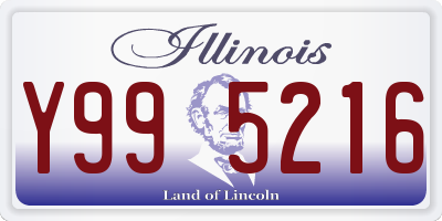 IL license plate Y995216