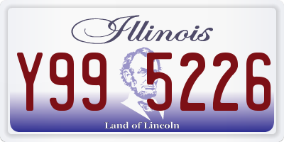 IL license plate Y995226