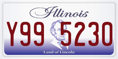 IL license plate Y995230