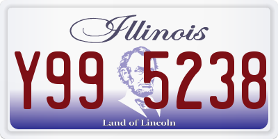 IL license plate Y995238