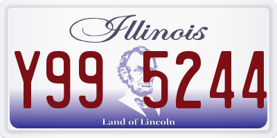IL license plate Y995244