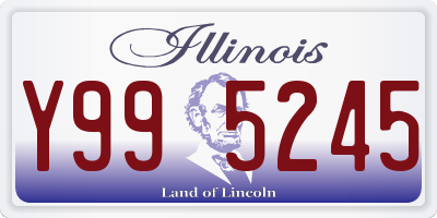 IL license plate Y995245