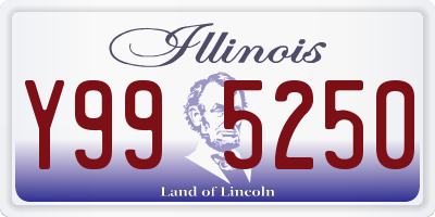IL license plate Y995250