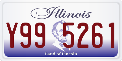 IL license plate Y995261