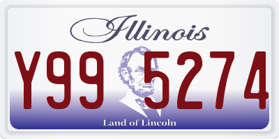 IL license plate Y995274