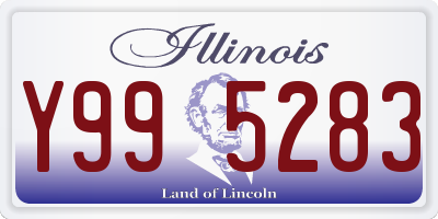 IL license plate Y995283