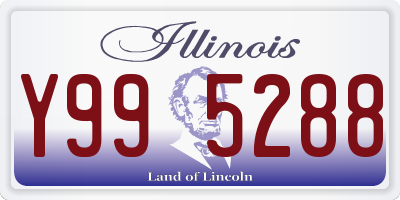 IL license plate Y995288