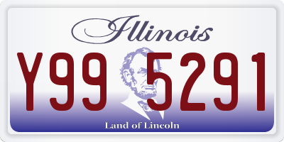 IL license plate Y995291
