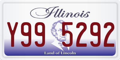 IL license plate Y995292