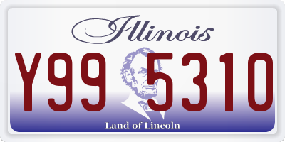 IL license plate Y995310