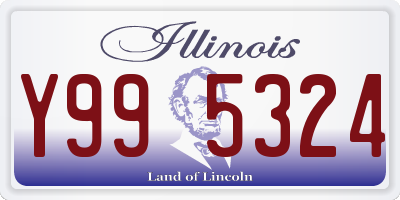 IL license plate Y995324