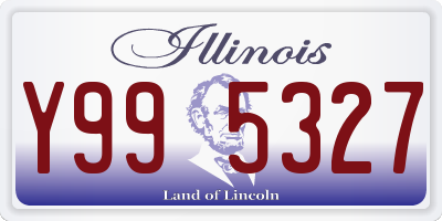 IL license plate Y995327