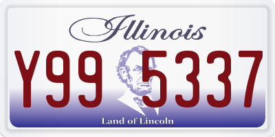 IL license plate Y995337