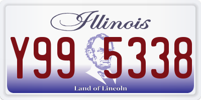 IL license plate Y995338