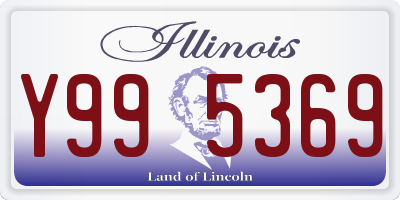 IL license plate Y995369