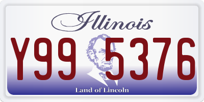 IL license plate Y995376