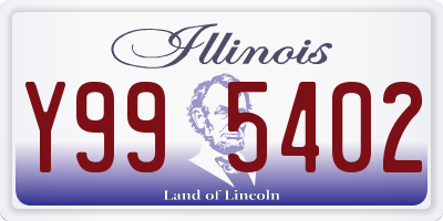 IL license plate Y995402