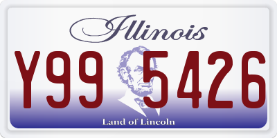 IL license plate Y995426