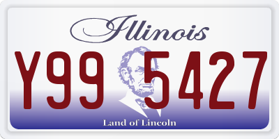 IL license plate Y995427
