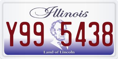 IL license plate Y995438