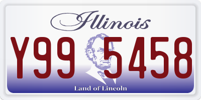 IL license plate Y995458