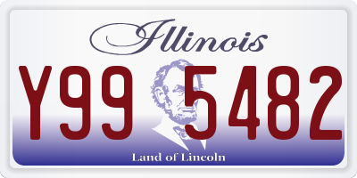 IL license plate Y995482