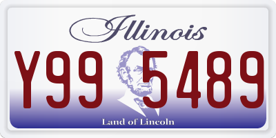 IL license plate Y995489