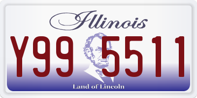 IL license plate Y995511