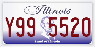 IL license plate Y995520