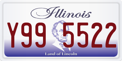 IL license plate Y995522