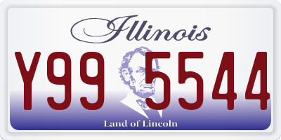 IL license plate Y995544