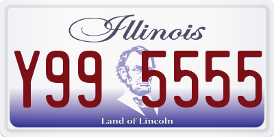 IL license plate Y995555