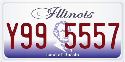 IL license plate Y995557