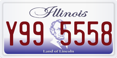 IL license plate Y995558