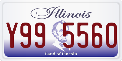 IL license plate Y995560