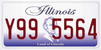 IL license plate Y995564
