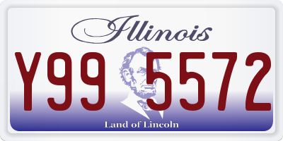 IL license plate Y995572