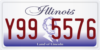 IL license plate Y995576