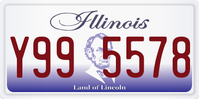 IL license plate Y995578