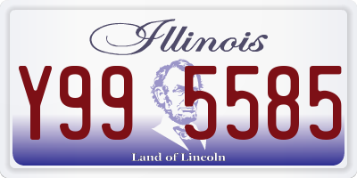 IL license plate Y995585