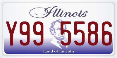 IL license plate Y995586