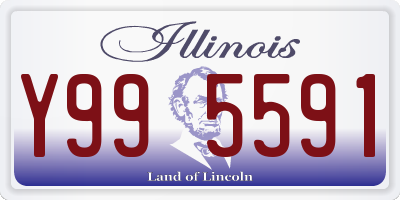 IL license plate Y995591